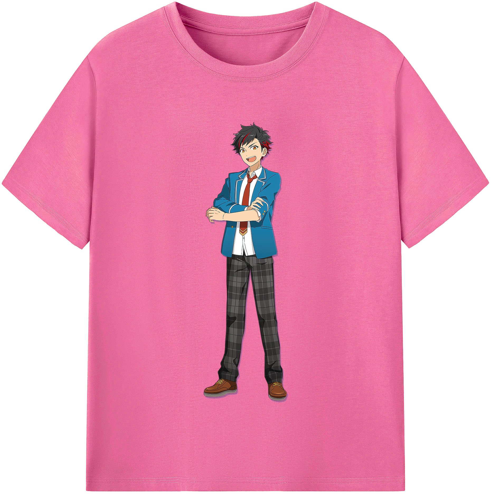 （画像用） あんさんぶるスターズ! Ensemble Stars レディースカジュアルプリントTシャツ（綿100％）